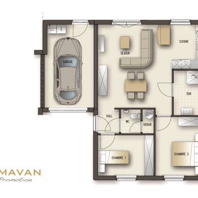 Nos maisons de plain-pied 2 chambres 