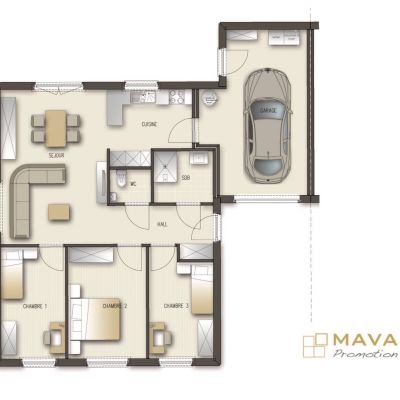 Nos maisons de plain-pied 3 chambres 