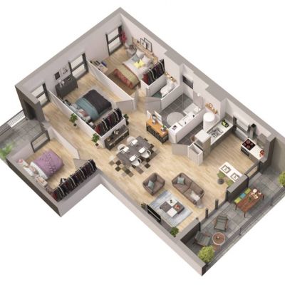 Nos appartements 3 chambres